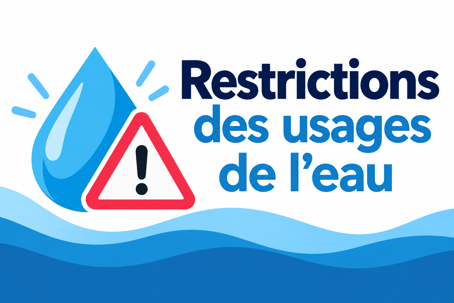 Restrictions des usages de l'eau